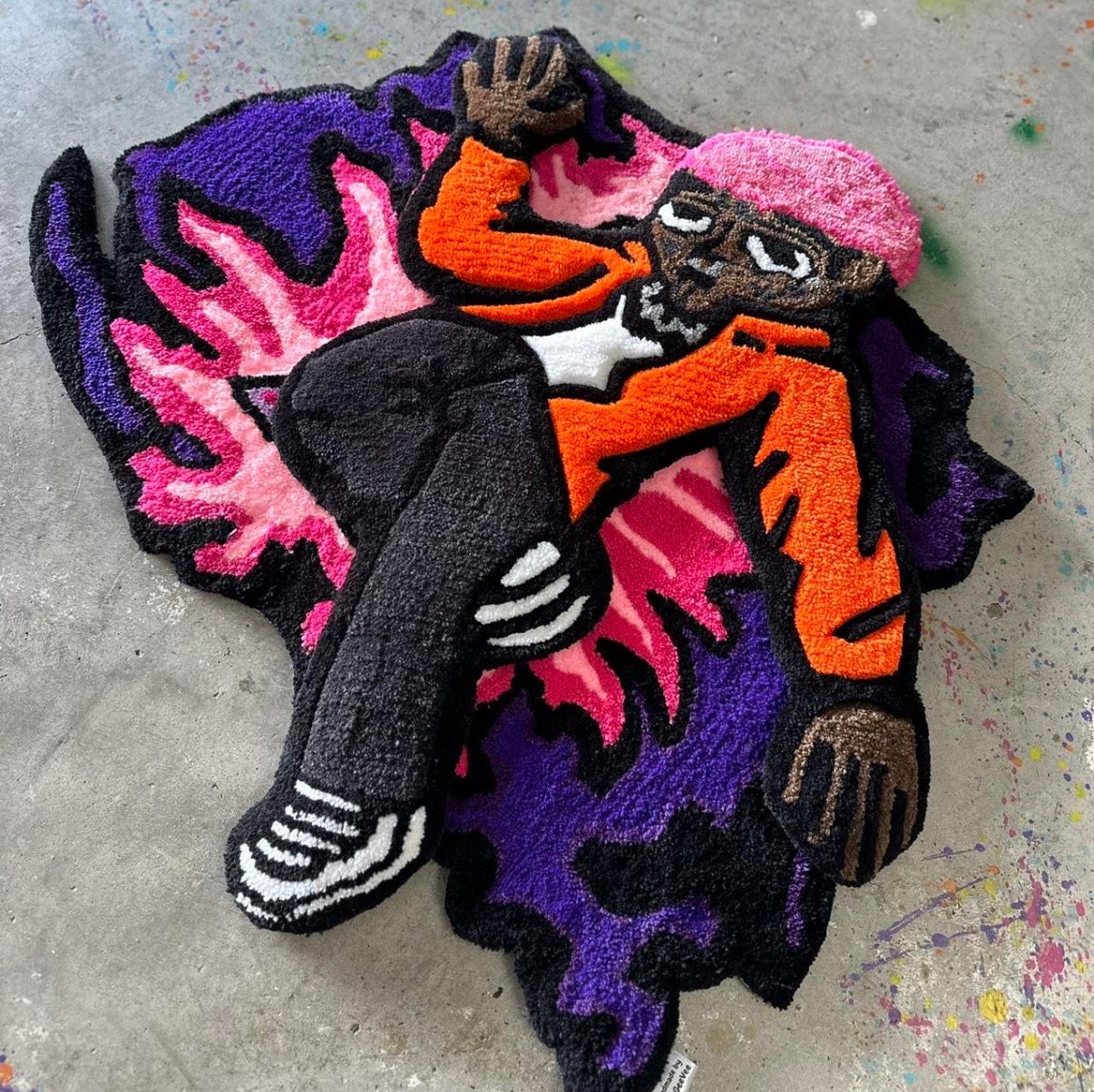 LIL UZI EA PULL APART RUG